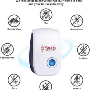 Ultrasonic Pest Repellent Plug-in Indoor Outdoor – 1 Pack